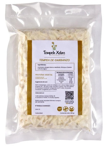 Tempeh de Garbanzo Ahumado 1Kg