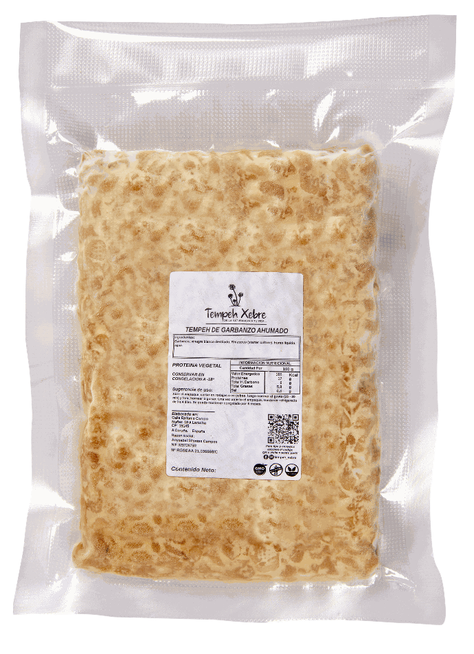 Tempeh de Garbanzo Ahumado 1Kg